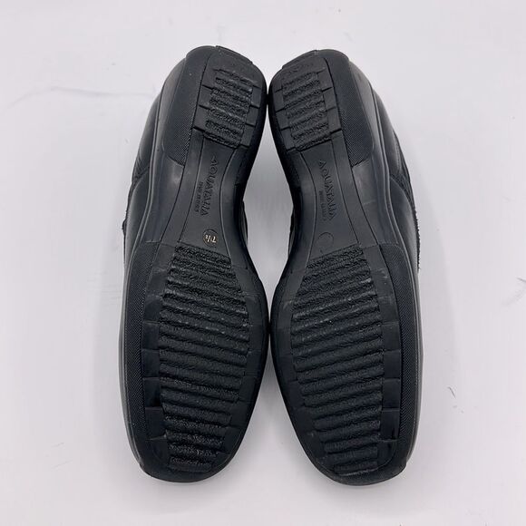 Aquatalia Shoes Size 7.5 Bootie Quilted Slip On Black - Picture 12 of 15